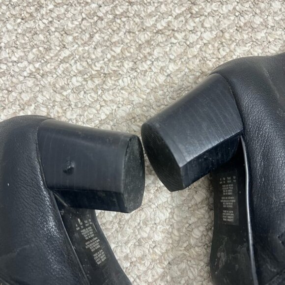 Gentle Souls Black Ankle Booties with Chunky Heel size 8.5 - Picture 7 of 10